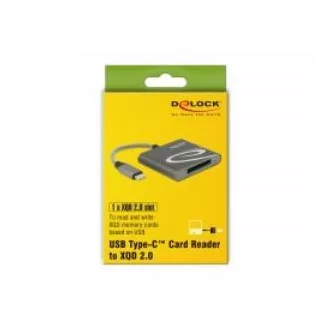 Delock USB Type-C™ kártyaolvasó XQD 2.0 memóriakártyákhoz