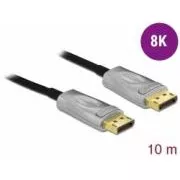 Delock Aktív optikai DisplayPort 1.4 8K kábel 10 m