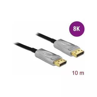 Delock Aktív optikai DisplayPort 1.4 8K kábel 10 m