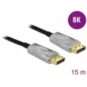 Delock Aktív DisplayPort 1.4 8K optikai kábel 15 m