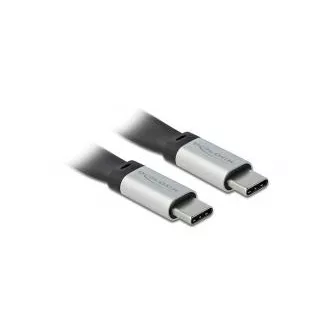 Delock USB 3.2 Gen 2, FPC lapos szalagkábel, USB Type-C™ - USB Type-C™, 22 cm, PD 3 A E-Marker