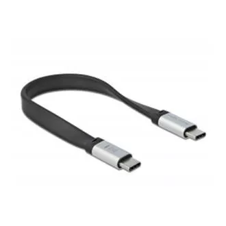 Delock USB 3.2 Gen 2, FPC lapos szalagkábel, USB Type-C™ - USB Type-C™, 22 cm, PD 3 A E-Marker
