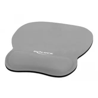 Delock Ergonomikus egérpad csuklótámasszal szürke 245 x 206 mm