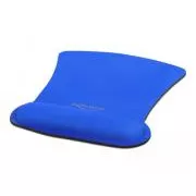 Delock Ergonomikus egérpad csuklótámasszal kék 255 x 207 mm