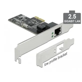 Delock PCI Express x1 kártya 1 x 2,5 Gigabit LAN-hoz