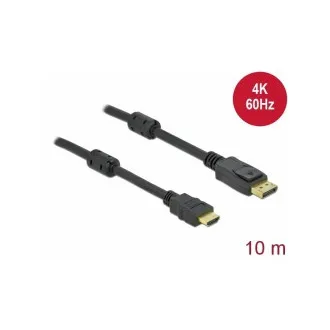 Delock kábel aktív DisplayPort 1.2-től HDMI-ig, 4K, 60 Hz 10 m