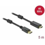 Delock kábel aktív DisplayPort 1.2-től HDMI-ig, 4K, 60 Hz 5 m