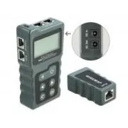 Delock LCD kábelvizsgáló RJ45 / PoE / DC