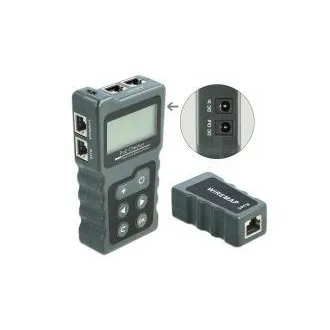 Delock LCD kábelvizsgáló RJ45 / PoE / DC Delock LCD kábelvizsgáló RJ45 / PoE / DC
