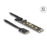 Delock Riser NVMe M.2 Key A E dugókártya a Key M slothoz, 20 cm hosszú kábellel