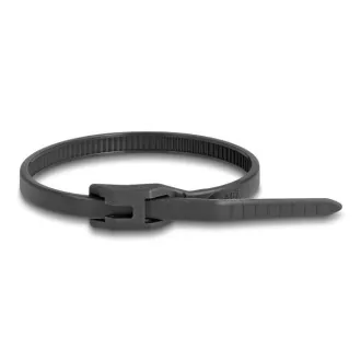 Delock kábelkötegelő lapos fejjel, L 205 x W 2,5 mm, 100 db fekete Delock kábelkötegelő lapos fejjel, L 205 x W 2,5 mm, 100 db fekete