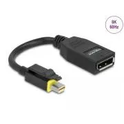 Delock Mini DisplayPort 1.4 és DisplayPort adapter 8K 60 Hz-es letartóztatással