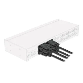 Delock RS-232 D-Sub9 soros kábel, aljzat–aljzat, 5 m hosszú Delock RS-232 D-Sub9 soros kábel, aljzat–aljzat, 5 m hosszú