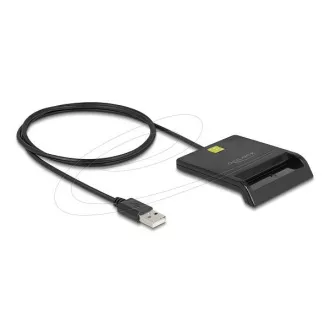Delock USB 2.0 intelligens kártyaolvasó érintős chipes intelligens kártyákhoz