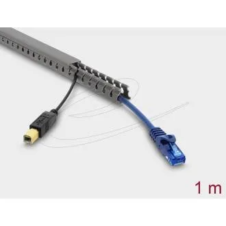Delock kábelcsatorna 16 x 16 mm – hossza 1 m, szürke Delock kábelcsatorna 16 x 16 mm – hossza 1 m, szürke