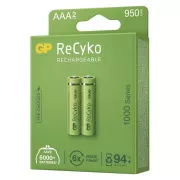 GP AAA ReCyko 950 mAh, újratölthető, 2 db