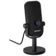 Endorfy mikrofon Solum Voice S / vezetékes / RGB háttérvilágítás / felugró szűrő / 3,5 mm-es jack / USB-C / fekete