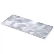 Endorfy Crystal Onyx White XL egéralátét, játék, 900×400×3mm, vízálló, fehér, fehér
