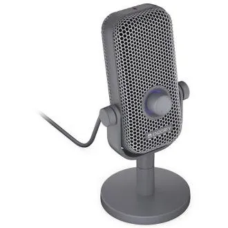 Endorfy Solum Voice S Alt Gray, mikrofon, kondenzátoros, kardioid, RGB háttérvilágítás, USB-C, érintéses némítás, 3,5 mm-es jack, szürke Endorfy Solum Voice S Alt Gray, mikrofon, kondenzátoros, kardioid, RGB háttérvilágítás, USB-C, érintéses némítás, 3,5 mm-es jack, szürke