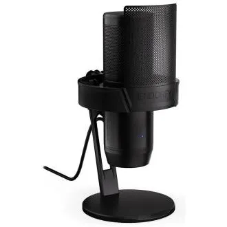 Endorfy Solum 2 Core, mikrofon, kondenzátoros, kardioid, pop-up szűrő, érintéses némítás, USB-C, USB-A átalakító, tartó Endorfy Solum 2 Core, mikrofon, kondenzátoros, kardioid, pop-up szűrő, érintéses némítás, USB-C, USB-A átalakító, tartó
