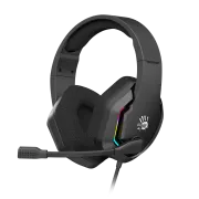 A4tech Bloody G260P, játék headset mikrofonnal, háttérvilágítással, 7.1, 3.5mm jack   adapter, USB