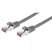C-TECH Patchkábel Cat6, FTP, szürke, 2m