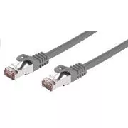 C-TECH Patchkábel Cat6, FTP, szürke, 5m