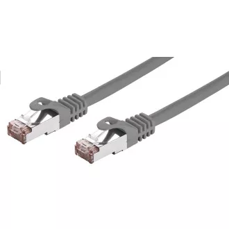 C-TECH Patchkábel Cat6, FTP, szürke, 5m