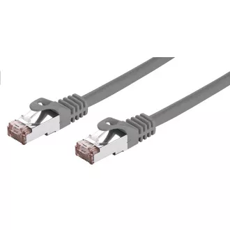 C-TECH Patchkábel Cat6, FTP, szürke, 20m