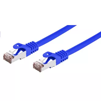 C-TECH Patchkábel Cat6, FTP, kék, 0,5m
