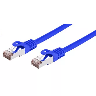 C-TECH Patchkábel Cat6, FTP, kék, 1m