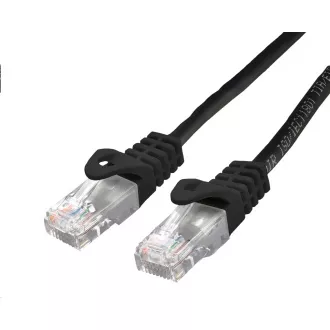 C-TECH Patchkábel Cat6, UTP, fekete, 1m