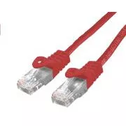 C-TECH Patchkábel Cat6, UTP, piros, 0,5m