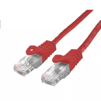 C-TECH Patchkábel Cat6, UTP, piros, 5m