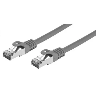 C-TECH Patchkábel Cat7, S/FTP, szürke, 3m