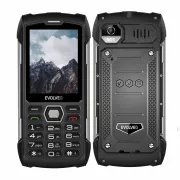 EVOLVEO StrongPhone H1, 2,8" vízálló tartós/2xSIM/2px/micro SDHC/5000mAh/fekete-ezüst