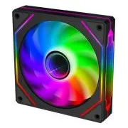 EVOLVEO 120UX, ventilátor, 120 mm, 4-tűs PWM, ARGB, fekete