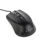 Gembird MUS-4B-01L egér, USB, optikus, fekete, 1,8 m-es kábel