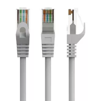 Gembird UTP Cat6 Patch kábel, szürke, 0.5m Gembird UTP Cat6 Patch kábel, szürke, 0.5m