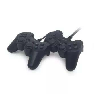 GEMBIRD JPD-UDV2-01 Kettős USB játékvezérlő PC-hez kettős rezgéssel