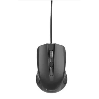 GEMBIRD MUS-4B-02 optikai egér, 1200 DPI, USB, fekete, kábel hossza 1,35 m