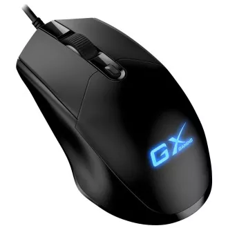 Genius GX GAMING Scorpion M300 egér, gaming, vezetékes, optikai, 800-2400DPI, 4 gomb, RGB háttérvilágítás, USB, fekete, fekete