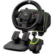 Genius GX Gaming SpeedMaster X2, Kormánykerék, pedálok, váltó, PC, PS3, PS4, PS5*, Xbox One, Xbox Series X és Xbox 360 konzolokhoz