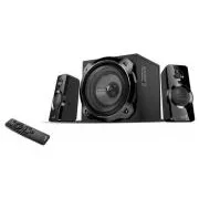 Genius SW-2.1 1850BT, hangszórók, 2.1, 50W, Bluetooth, RCA, távirányító, fekete, fekete