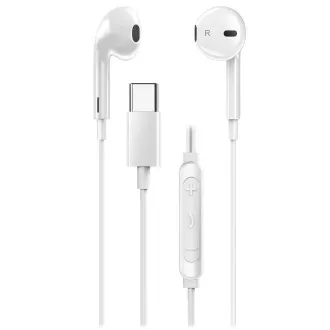 Genius HS-M365 fehér, Fejhallgató, vezetékes, fülhallgató, mikrofon, hangerőszabályzó, USB-C, fehér Genius HS-M365 fehér, Fejhallgató, vezetékes, fülhallgató, mikrofon, hangerőszabályzó, USB-C, fehér