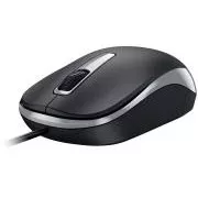 Genius DX-125S egér, vezetékes, optikai, 1200DPI, 3 gomb, csendes, USB, fekete-szürke, fekete-szürke