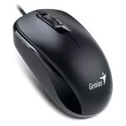 Genius DX-110 egér, vezetékes, optikai, 1200DPI, 3 gomb, USB-C, fekete