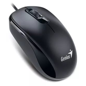 Genius DX-110 egér, vezetékes, optikai, 1200DPI, 3 gomb, USB-C, fekete