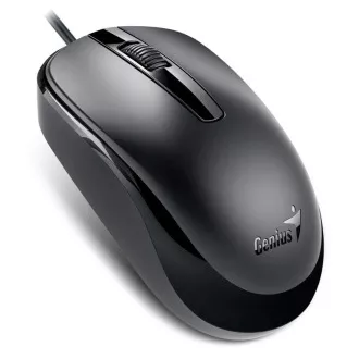 Genius DX-120 egér, vezetékes, optikai, 1200DPI, 3 gomb, USB-C, fekete