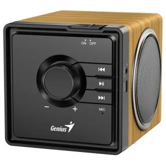 Genius SP-916BT hangszóró, vezeték nélküli, Bluetooth, 6 W, USB-C, akár 8 óra üzemidő, mikrofon, Microsoft Copilot támogatás, szín: világos fa Genius SP-916BT hangszóró, vezeték nélküli, Bluetooth, 6 W, USB-C, akár 8 óra üzemidő, mikrofon, Microsoft Copilot támogatás, szín: világos fa